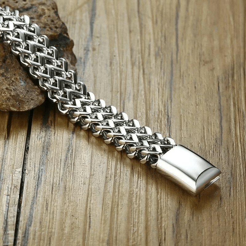 Classic Double Row Wheat Chain Bracelet