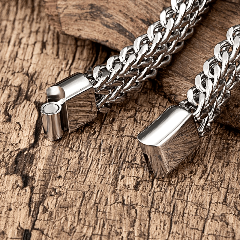 Classic Double Row Wheat Chain Bracelet