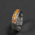 Vintage Burning Fire Ring
