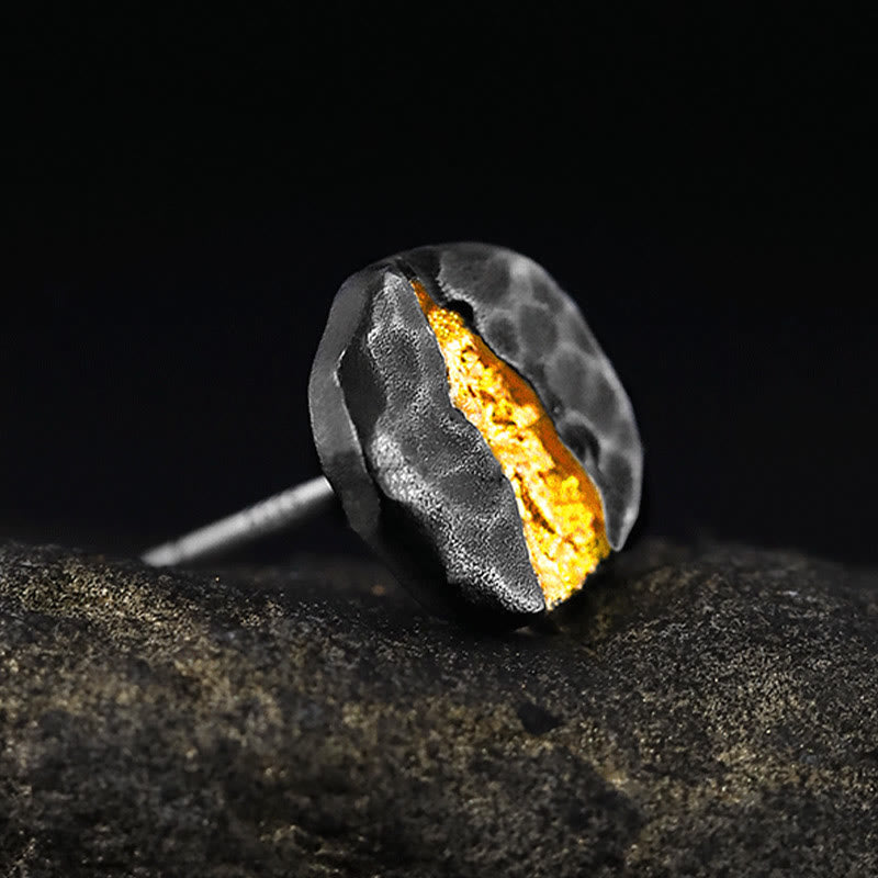 Handcrafted 999 Silver Moonlit Mountain Earrings
