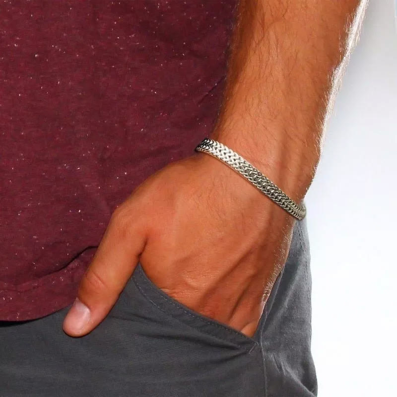 Stainless Steel Wheat Bracelet