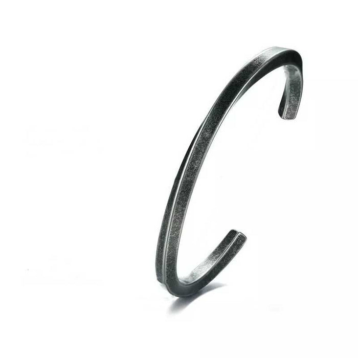 Spiral Twist Open Bracelet