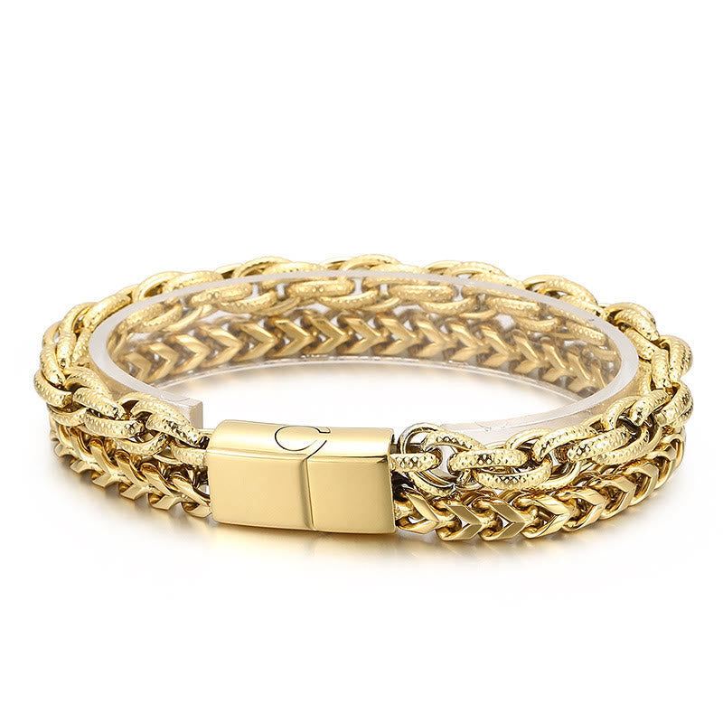 Heavy Chain Link Stainless Steel Bracelet