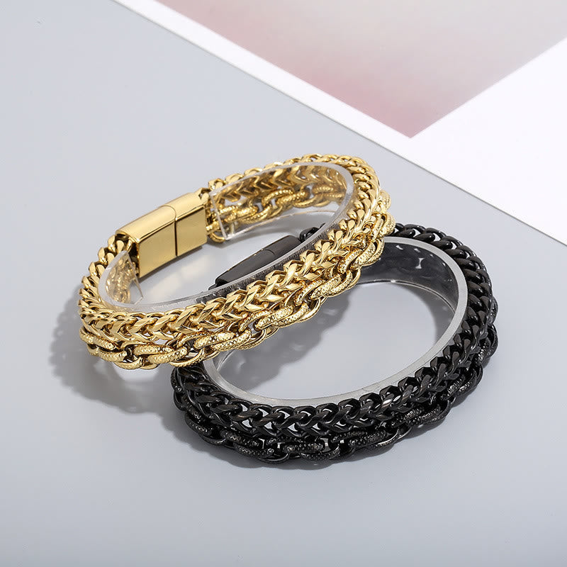 Heavy Chain Link Stainless Steel Bracelet