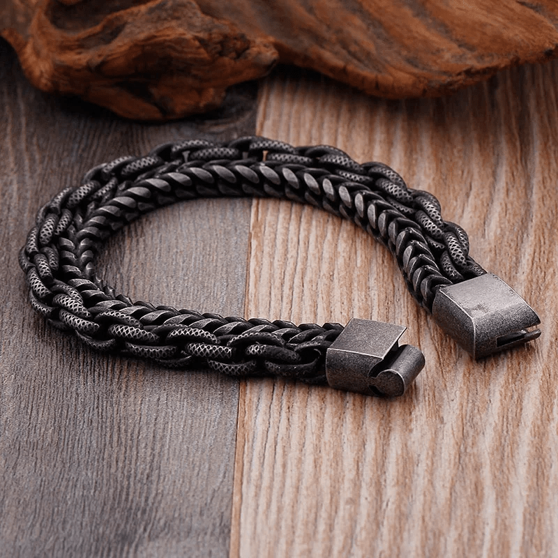 Heavy Chain Link Stainless Steel Bracelet