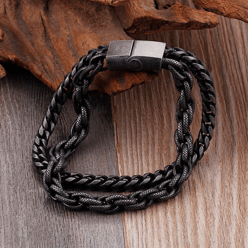 Heavy Chain Link Stainless Steel Bracelet