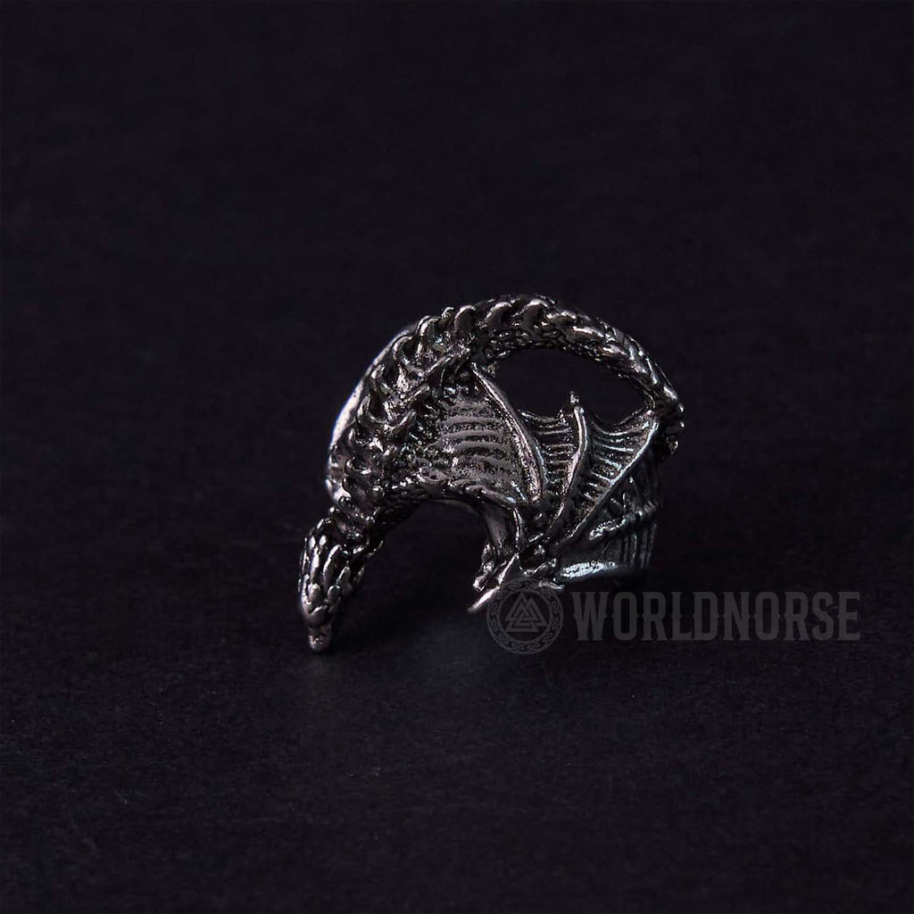 Dragon Open Design Gothic Ring