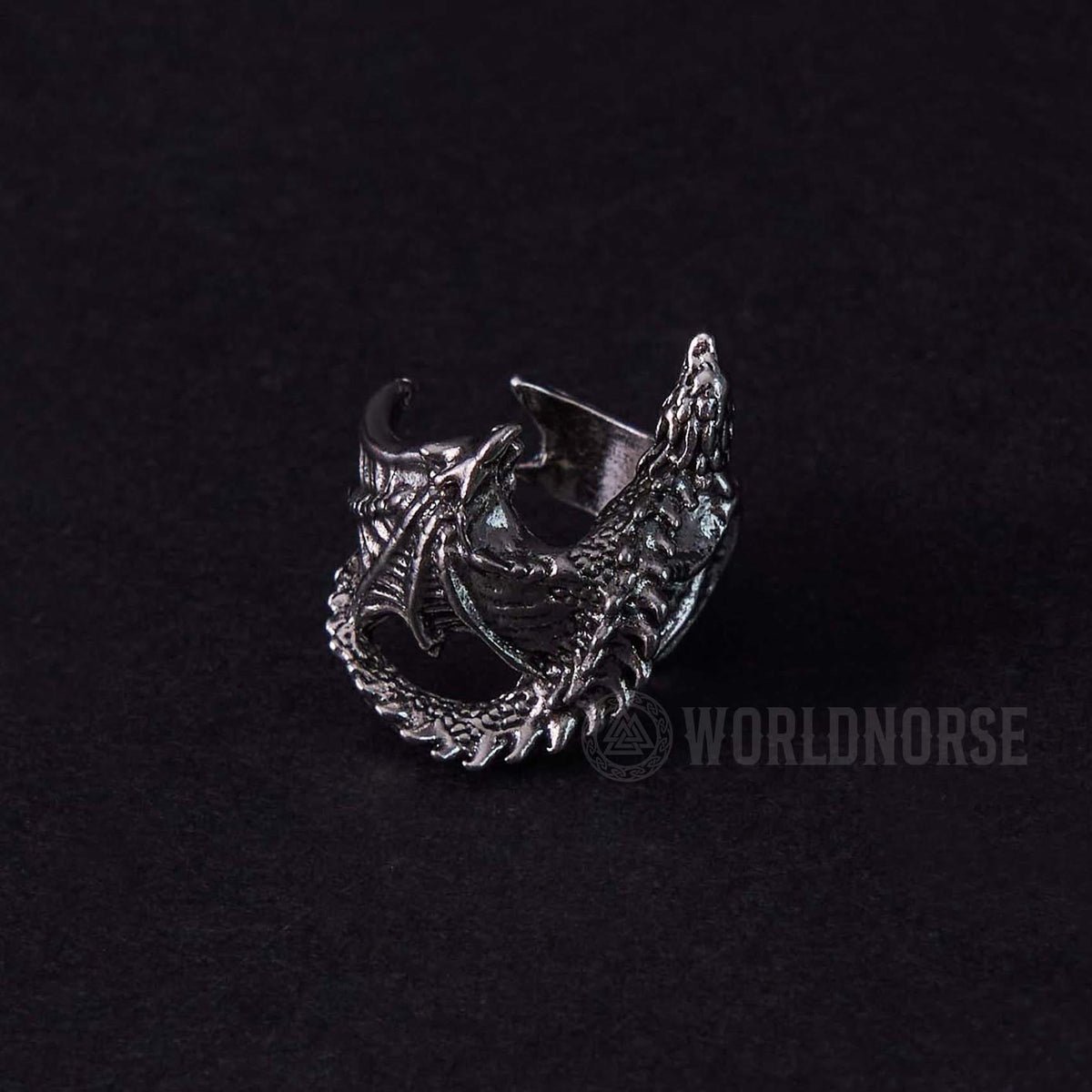 Dragon Open Design Gothic Ring