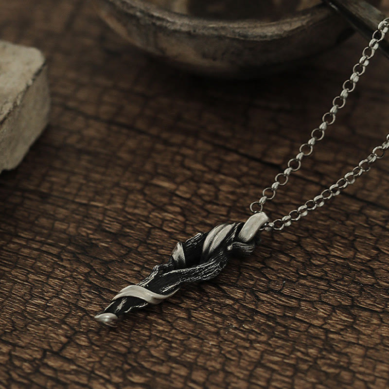 Vintage Driftwood Necklace