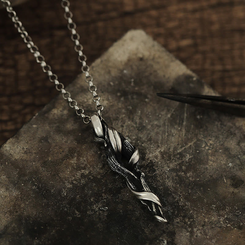 Vintage Driftwood Necklace