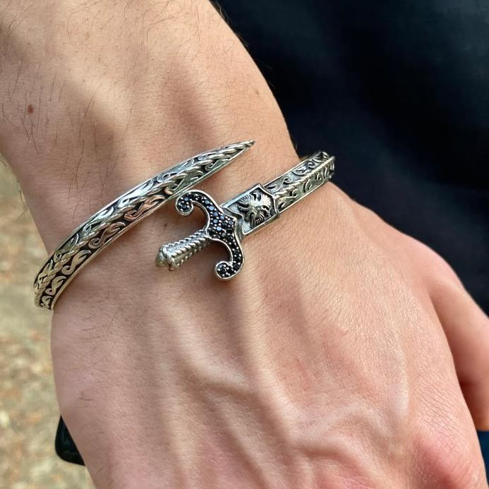 Retro Sword Stainless Steel Bracelet