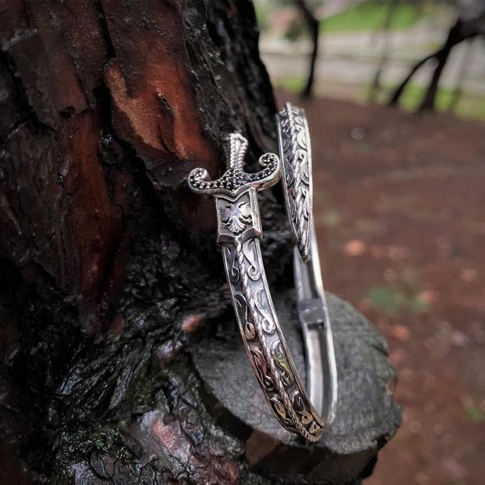 Retro Sword Stainless Steel Bracelet