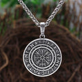 Vegvisir Rune Round Necklace