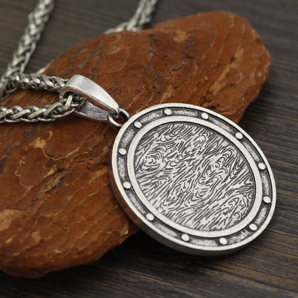 Vegvisir Rune Round Necklace