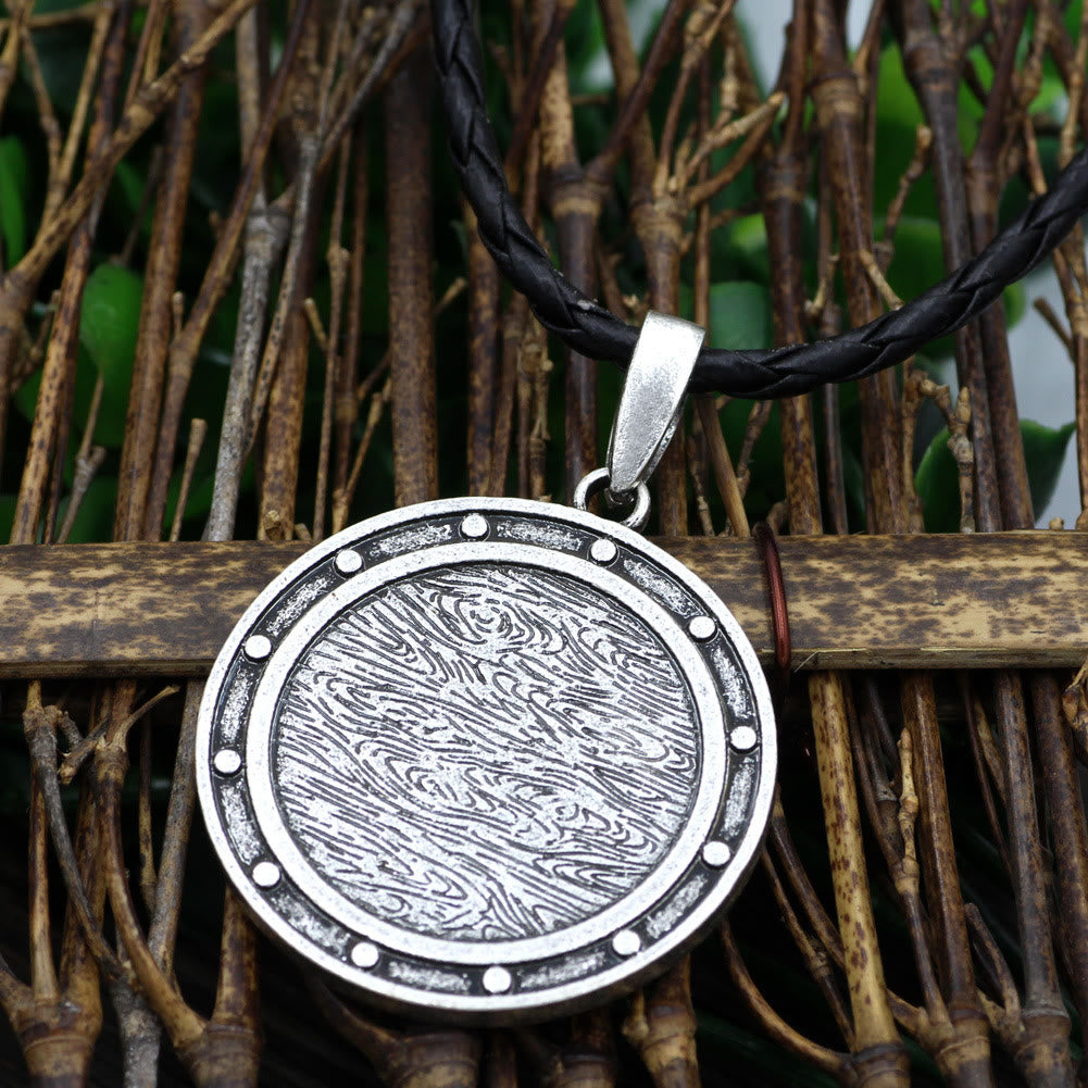 Vegvisir Rune Round Necklace