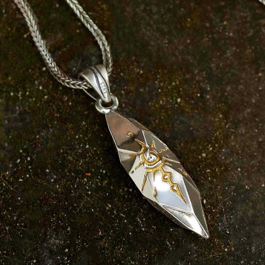 Handcrafted 925 Silver Wishing Stone Necklace