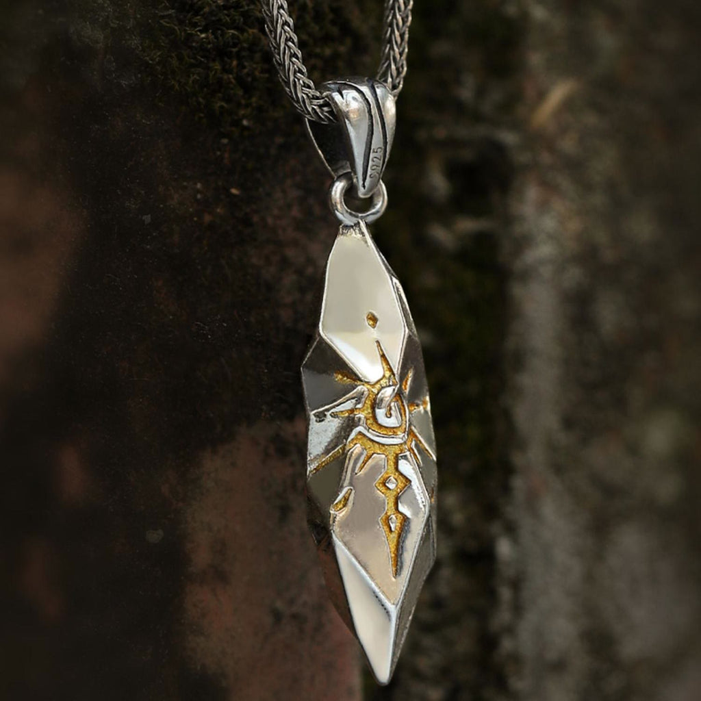 Handcrafted 925 Silver Wishing Stone Necklace