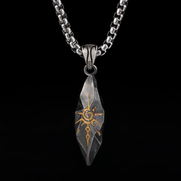 Handcrafted 925 Silver Wishing Stone Necklace