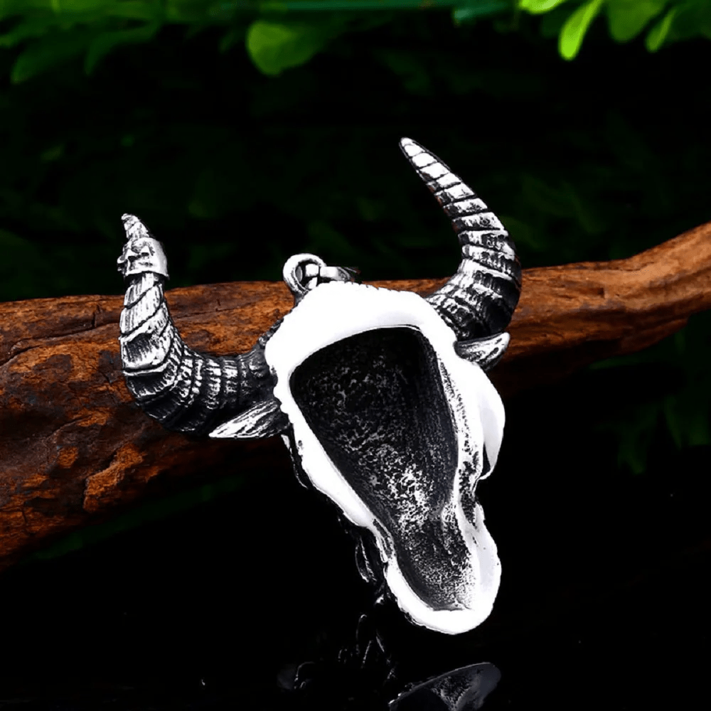 Bull Head Animal Necklace