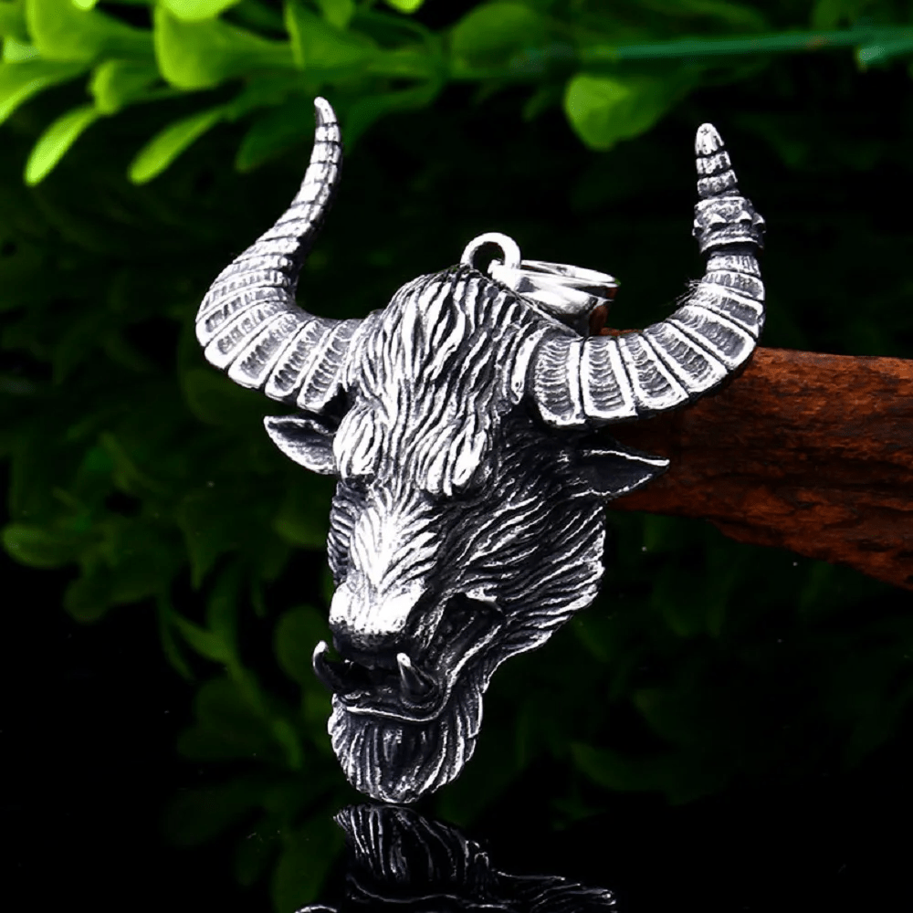 Bull Head Animal Necklace