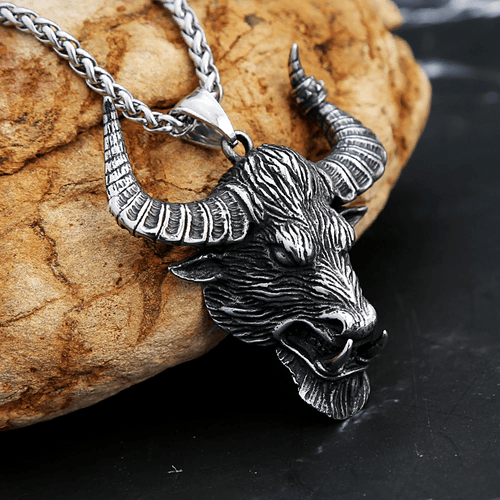 Bull Head Animal Necklace
