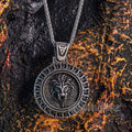 Solar Frost Lion Head Necklace