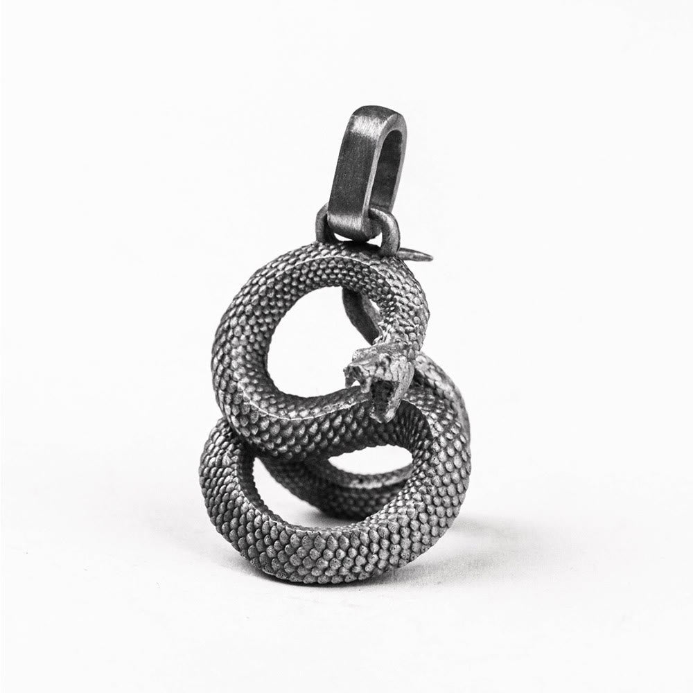 Nordic Jormungandr Pendant Necklace