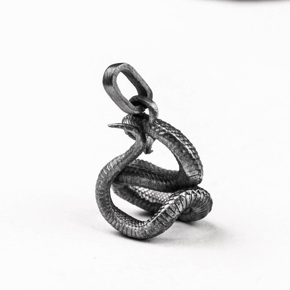 Nordic Jormungandr Pendant Necklace