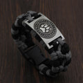 Viking Rune Braided Bracelet