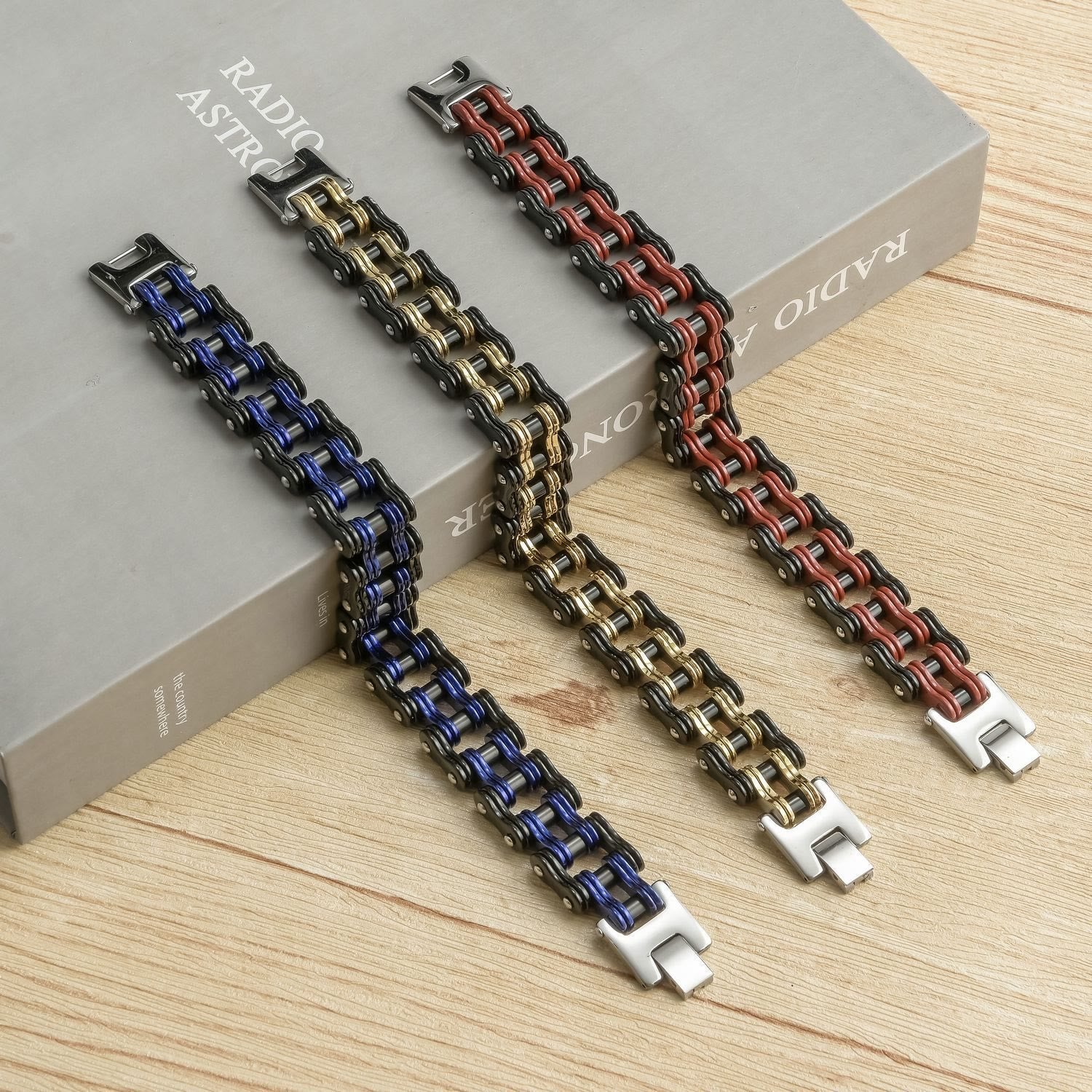 Stylish Motorcycle Chain Bracelet