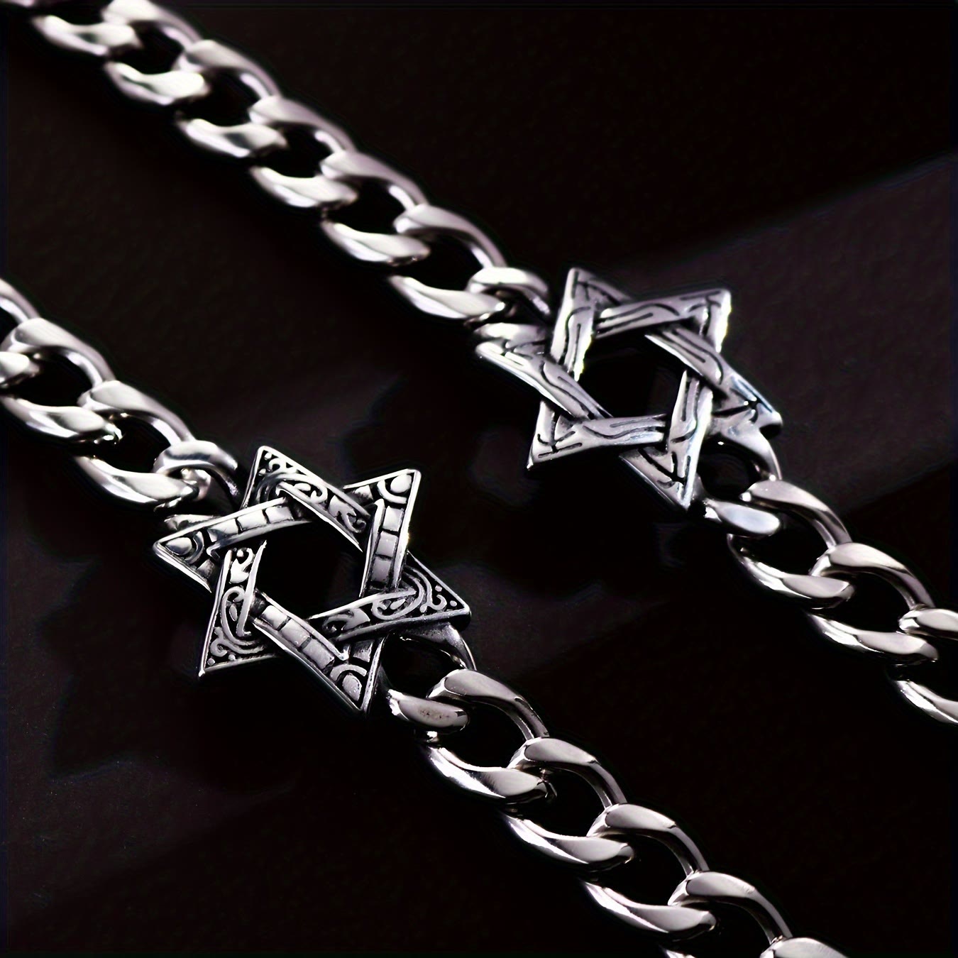 Engraved Star Bracelet