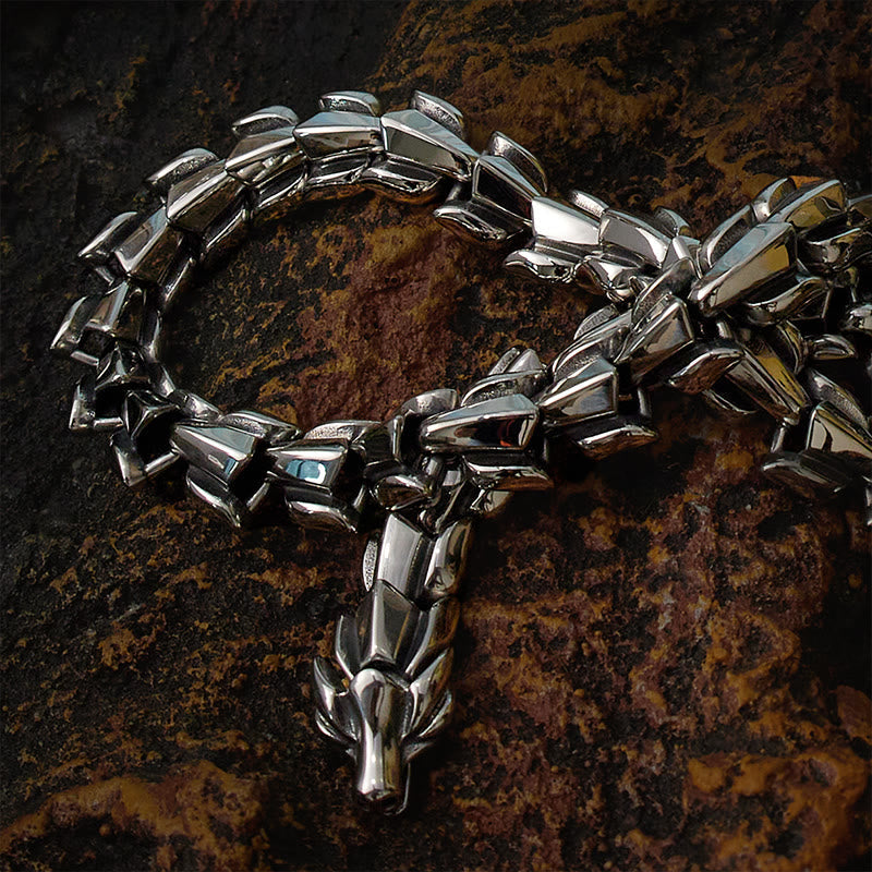 The Midgard Serpent - Stainless Steel Necklace