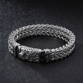 Nordic Patterns Cube Link Bracelet