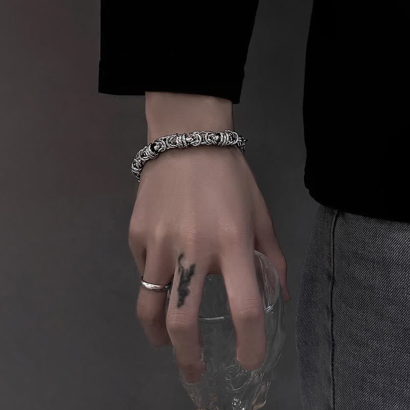 Stainless Steel Braided Link Bracelet