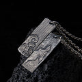 Handcrafted 925 Silver Waves Fire Necklace