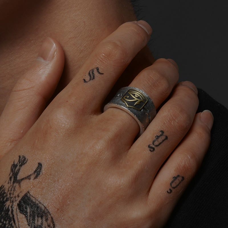 EYE OF RA Protective Open Ring