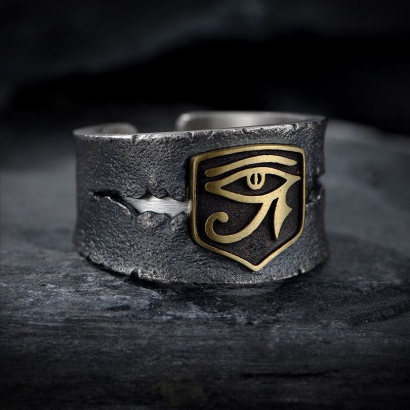 EYE OF RA Protective Open Ring