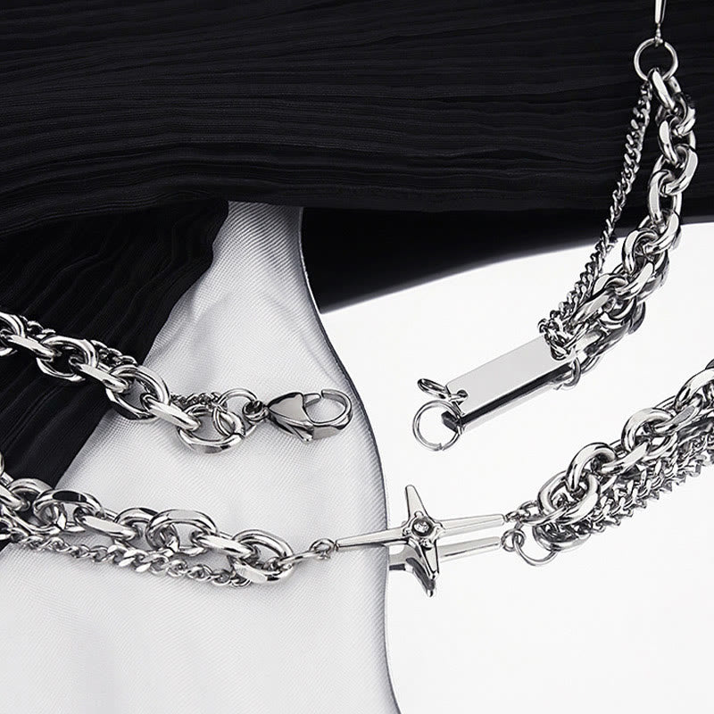 Starlight Charm Cable Chain Curb Chain Bracelet