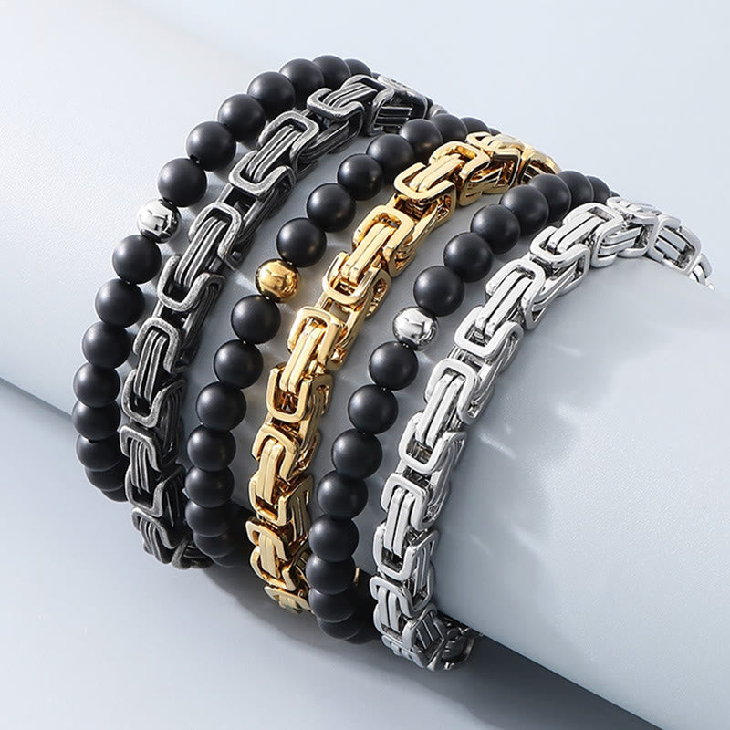 Vintage Emperor Chain Stainless Steel Bracelet