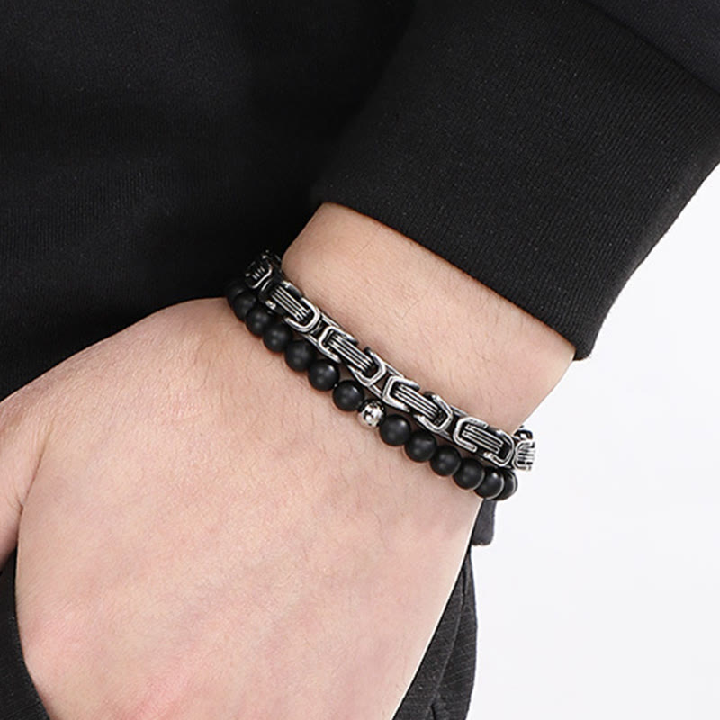 Vintage Emperor Chain Stainless Steel Bracelet