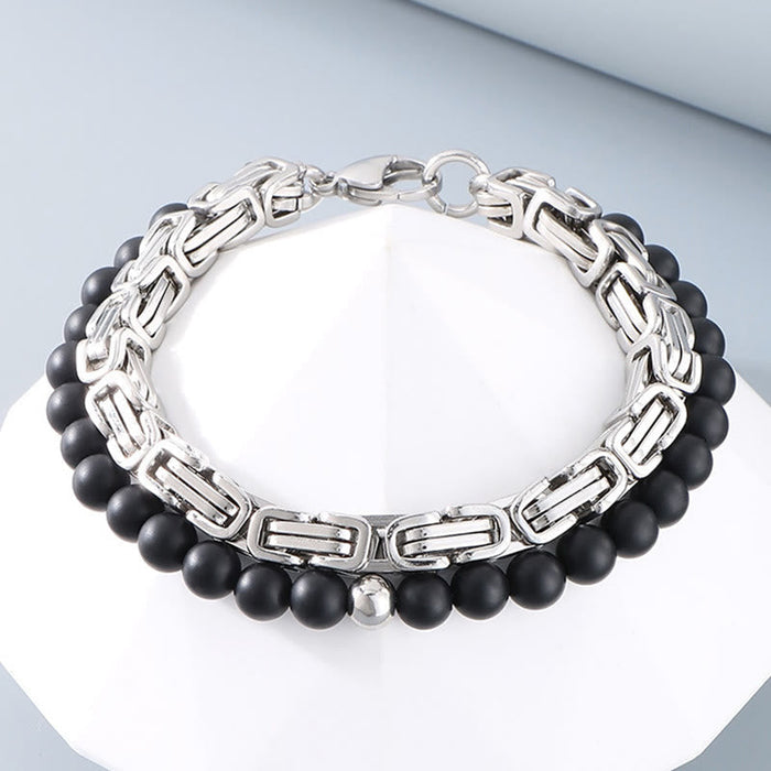 Vintage Emperor Chain Stainless Steel Bracelet