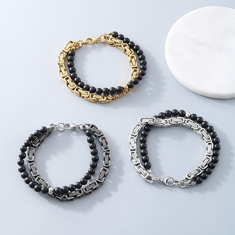 Vintage Emperor Chain Stainless Steel Bracelet