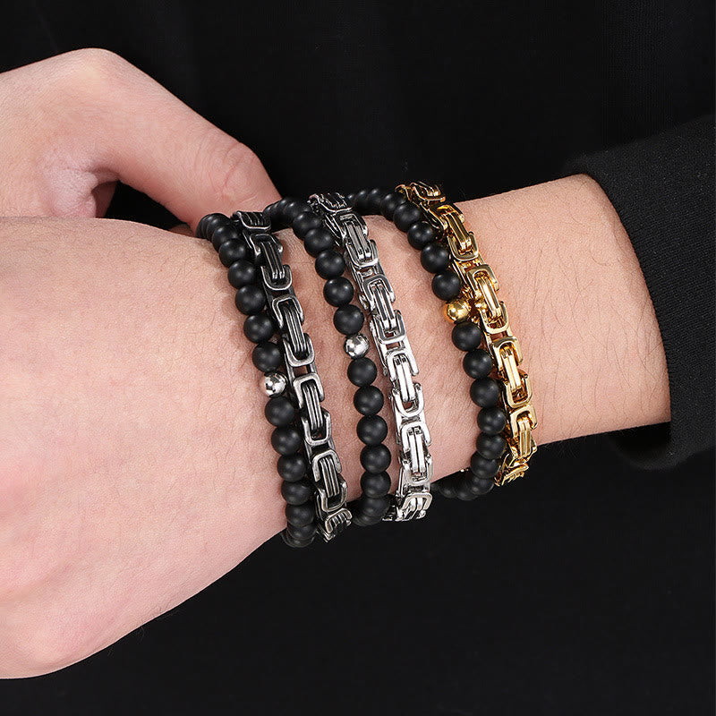 Vintage Emperor Chain Stainless Steel Bracelet