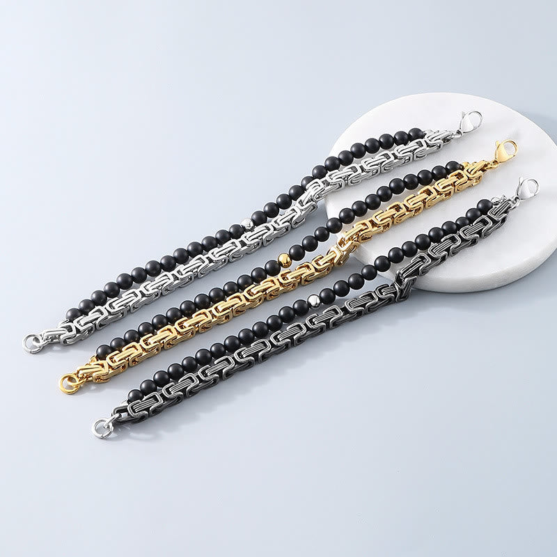 Vintage Emperor Chain Stainless Steel Bracelet