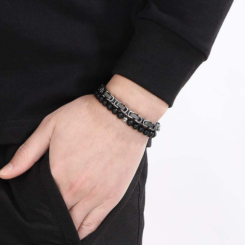 Vintage Emperor Chain Stainless Steel Bracelet