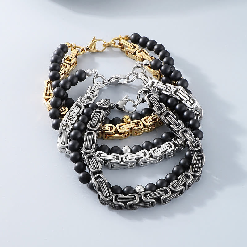 Vintage Emperor Chain Stainless Steel Bracelet