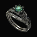 Forest Symphony Emerald Ring