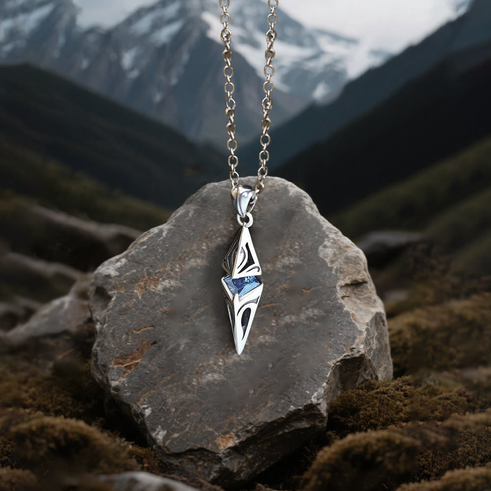 North Star Guidance Sapphire Pendant Necklace