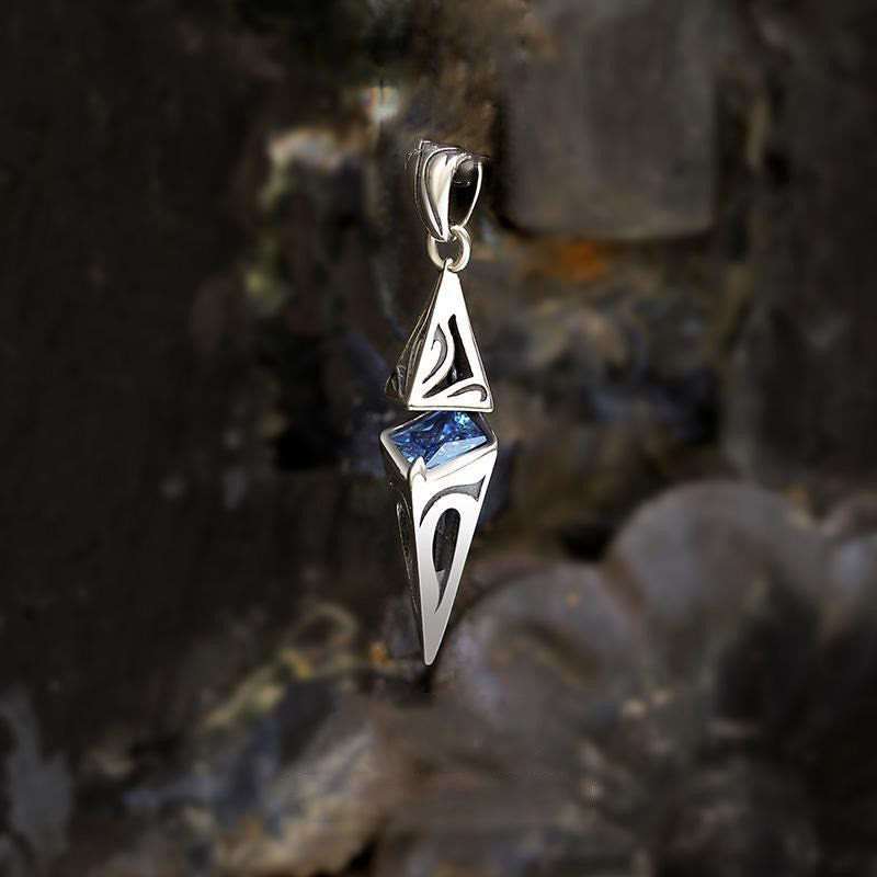 North Star Guidance Sapphire Pendant Necklace