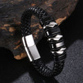 Punk Spiral Leather Bracelet